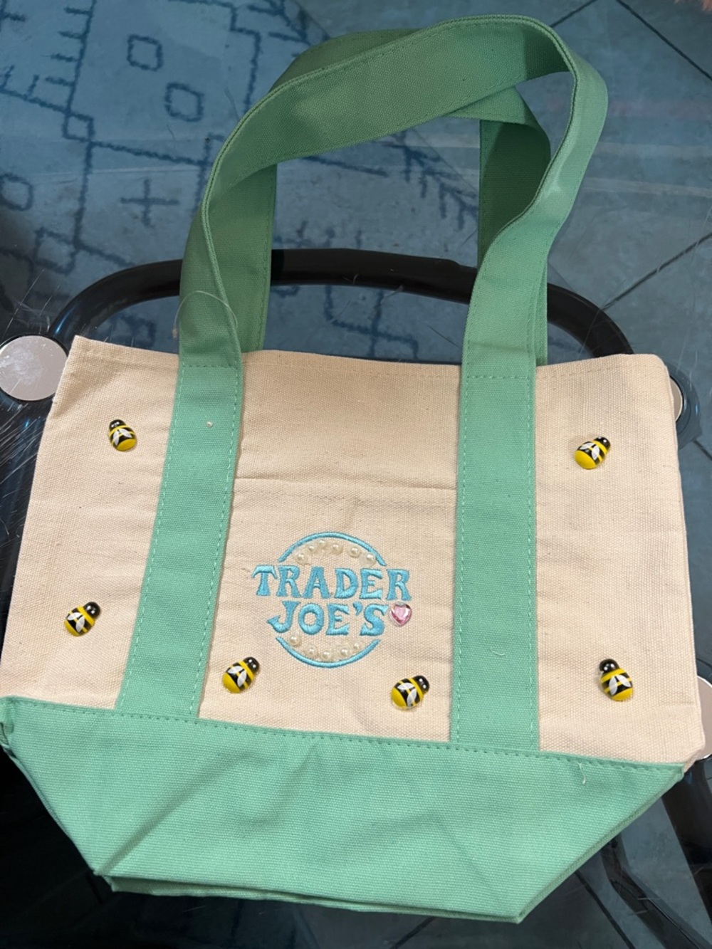 Trader Joe's  Mini Tote Bag 🐝 🐝